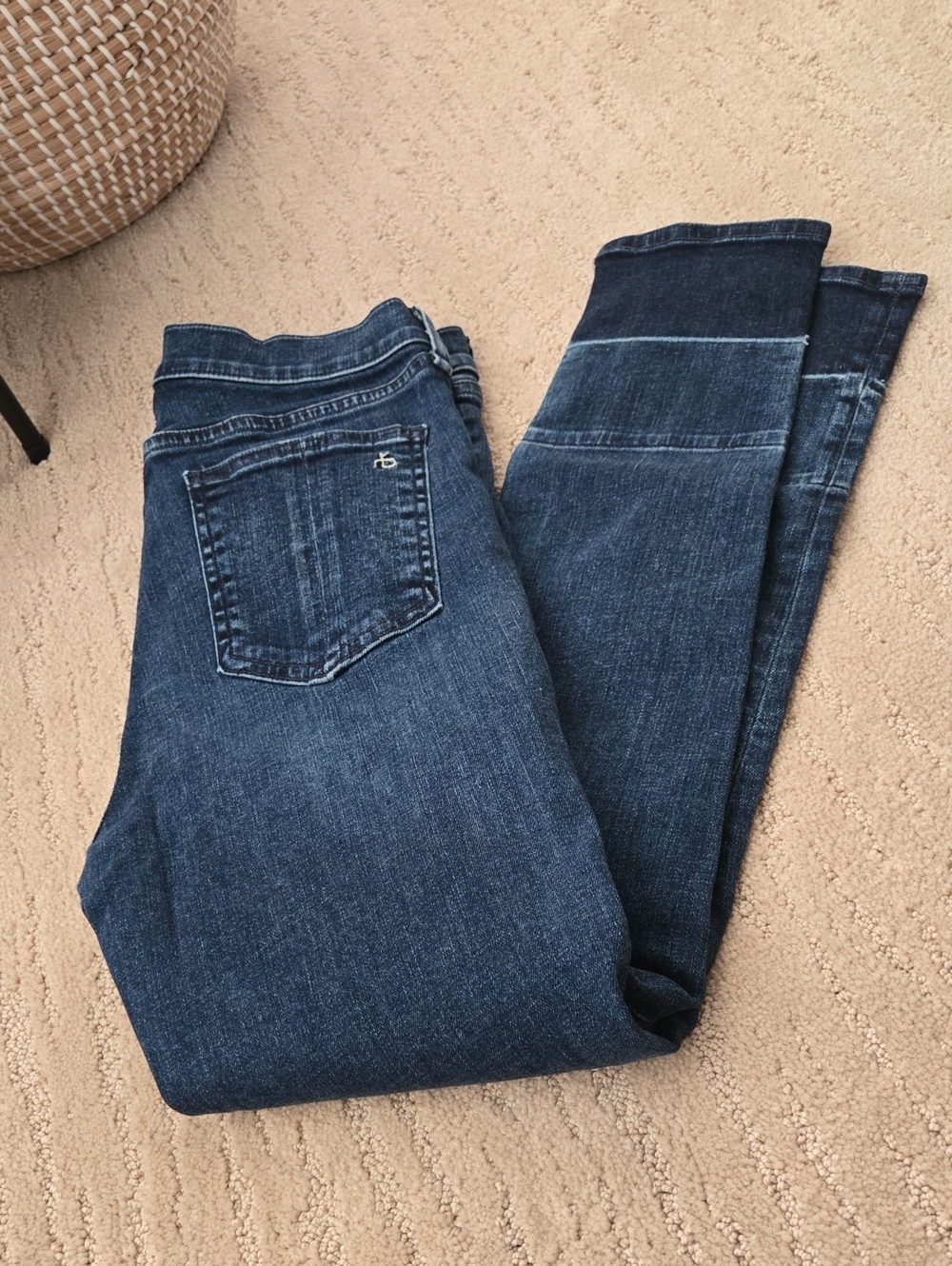 Rag & Bone Modele High Rise Ankle Skinny Classy Premium Designer Quiet Luxury 29